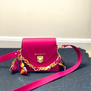 Pink Persamen NY cross body bag